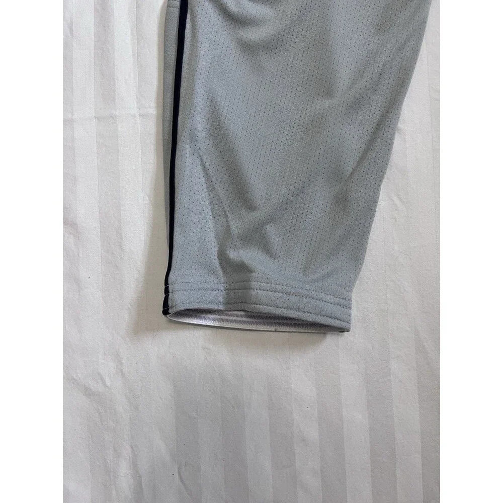 Nike Boys Vapor Select Baseball Pants Large L Gray Piped BQ6444-052 Dri-Fit 3/4